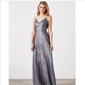 Weddington Way Florence Dress in Silver Sequin